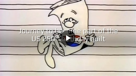 I m sending this quilt square for consideration by the Great American Birthday Quilt which will be on display in Colonial Williamsburg in honor of the United States 250th birthday. Take a look. Wish… | Tabitha Mann