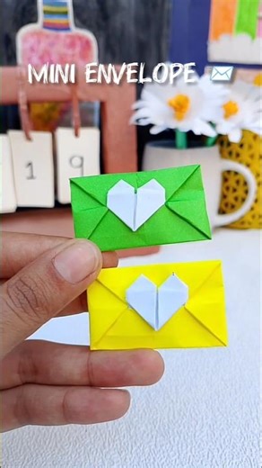 mini envelope ✉️ #shorts #diy #minecraft