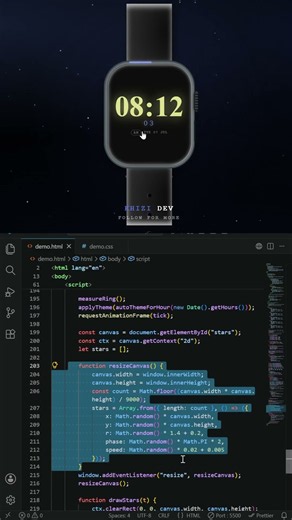 Building a Glowing Watch Face in CSS ⌚ #coding #webdev #css
