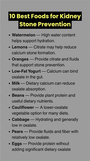 10 Best Foods for Kidney Stone Prevention