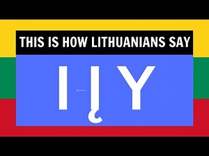 How to Pronounce Lithuanian Letters I, Į & Y – Beginner’s Guide