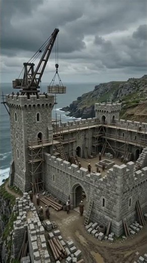 The Most Satisfying AI Castle Build You'll Ever See #ai #castle #shorts