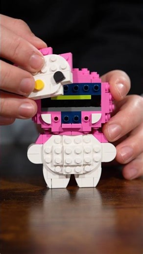 The adorable Sweet Bunny made of LEGO bricks!