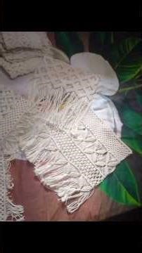 Macrame cushion cover. #macrame #Macramecushion #macramedesigns