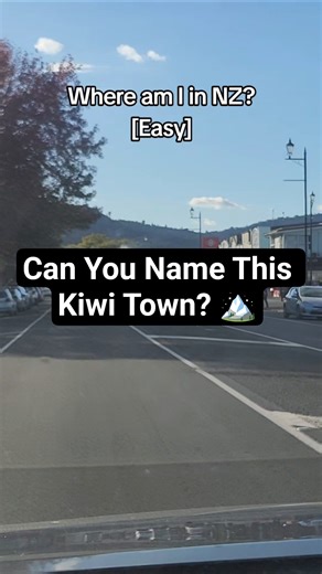 Easy-Medium NZ guess! 🏔️ What's the town name? Comment below! 👇#NZQuiz #Geography #ShortsViral