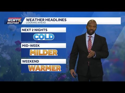 Early Week Freeze Then Milder Cincinnati