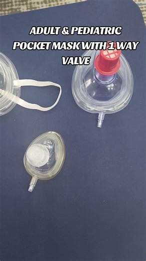 POCKET MASK WITH 1 WAY VALVE