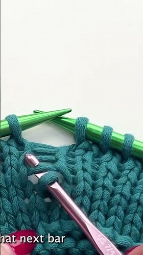 How to pick up a dropped stitch on your knitting