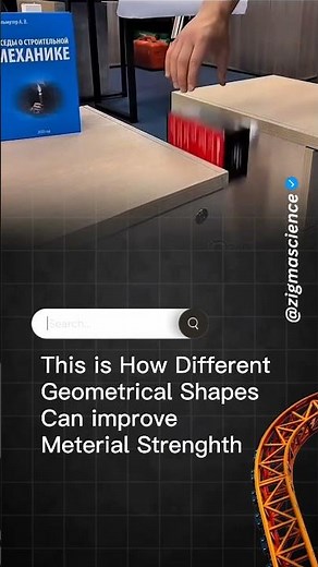How Geometric Shapes Enhance Material Strength 🛠️ | Simple Science Experiment 🔍