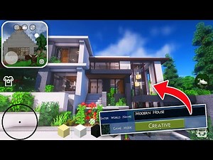 NEW! MODERN HOUSE SEED in MINI BLOCK CRAFT 3D (best seed)