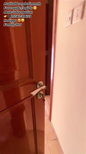 Flat Available in Rigga for Couples and Families