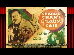 Charlie Chan, Old Time Radio, 361022 Baffling Murder Mystery Willoughby Won't Name Officer