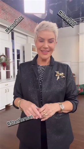 Today, we celebrate the super-fabulous Stan Herman and his 32 year career at QVC! Stan, you are an indeed the #KingofCozy and your warm spirit and boundless energy will certainly be missed at the studio. Wishing you the most well-deserved retirement! Bravo on your amazing career! 💋 #loveqvc | Bitsy Jennings QVC