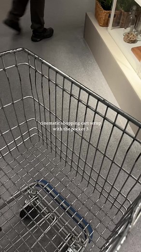 Cinematic Shopping Cart Setup with DJI Osmo Pocket 3