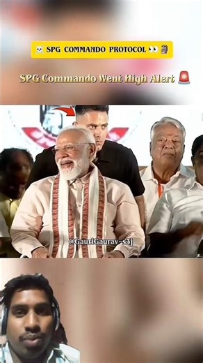 SPG Commandos on High Alert During PM Modi’s Security Movement #modi