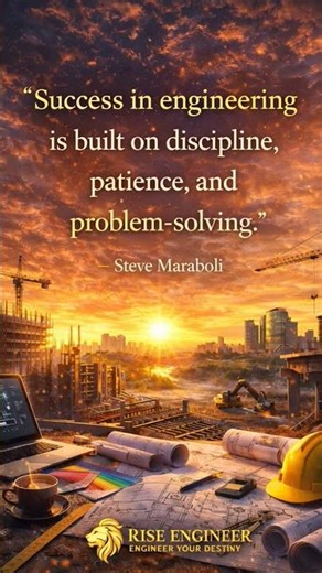 Success in Engineering | Discipline, Patience & Problem Solving 💪 #motivation #civilxpress