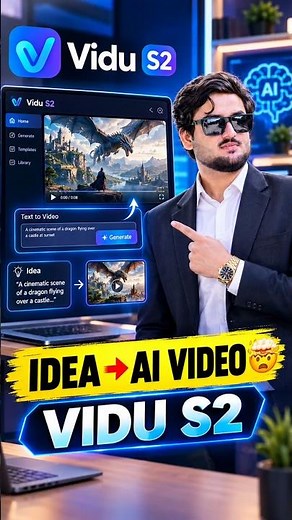 Vidu S2: Turn Your Ideas Into AI Videos 🤯 | Best Ai Tool 2026 | Ai Tool For Ai Video generation 😱