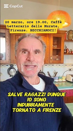 Becchiamoci a FIRENZE! 20 marzo, ore 19.00, Caffè Letterario delle Murate, Firenze.