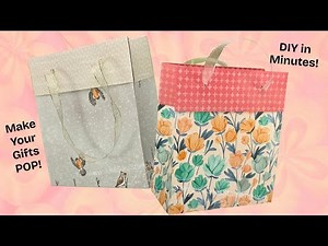 Make Your Gifts Stand Out with this Quick & Easy Handmade Gift Bag