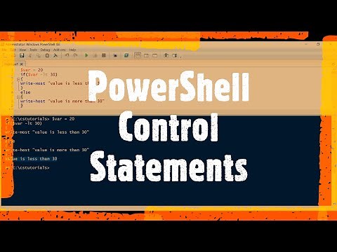 PowerShell Control Statements