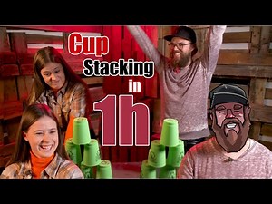 Ich lerne Speed Cup Stacking in einer Stunde - Tutorial 🙌| Mr. Hacksperiment