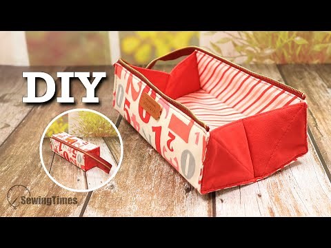 Zip-Up Tray Pencil Case 🚀 DIY Easy Tutorial