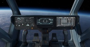 Sci Fi Fighter Cockpit 8 | 3D Space | Unity Asset Store