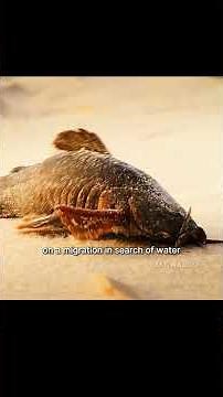 A fish is searching for an oasis in the desert. #wildlife