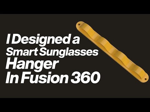 Smart Sunglasses Hanger Minimal 3D Printed Desk & Wall Organizer Design