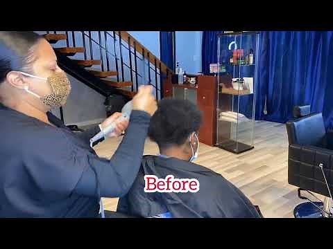 Before and after instant locs ( permanent loc extensions )