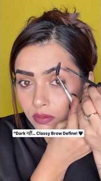 Perfect Eyebrows Hack ✨ | Easy Brow Trick for Beginners#shorts #eyebrows #hack #urvisdiary