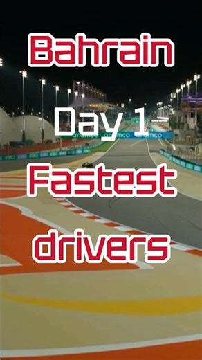 Bahrain test day 1 Fastest drivers 🏎️ | F1 edit #f1 #bahrain #preseason #motorsport