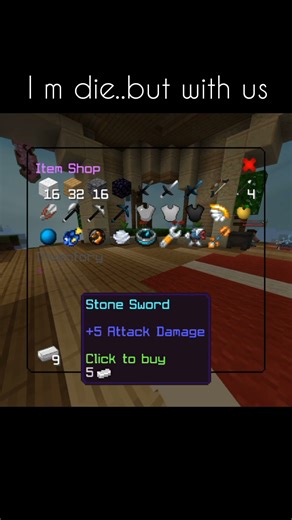 i m die but with this pc player guy in hivemc server😍