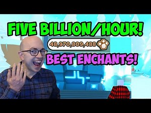*UPDATED* BEST Gingerbread Method and BEST Enchants! - Pet Simulator X (Roblox)