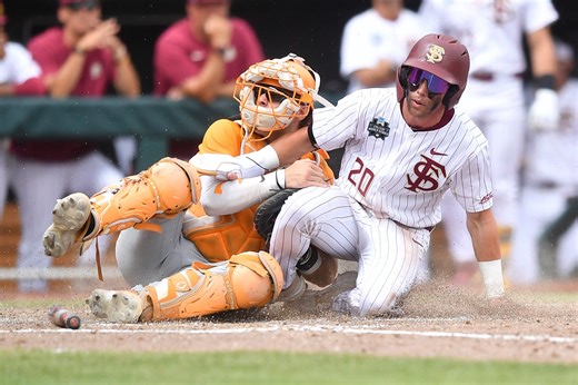 “Biggest crybabies” “Be proud” - College baseball fans left debating over FSU’s 7-2 loss against Tennessee