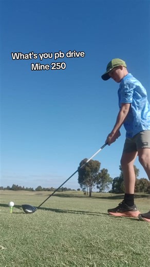 Achieving a Personal Best Drive of 250 Yards