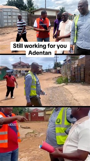 Hon. Mohammed Adamu Ramadan MP , together with the Assembly Engineer, led a contractor this morning on an inspection of the Peace B-Aben-Woha to Lakeside Road. The contractor is expected to mobilize and Commence construction soon. This road is particularly important as it will help ease traffic congestion on the Ashale Botwe School Junction stretch. | Hilaire Mayah