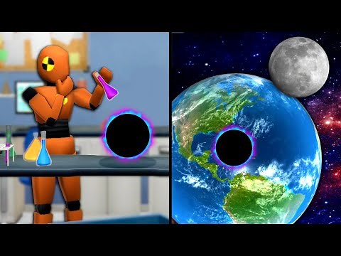 I Opened A Dime Sized Black Hole In A Room - Room Smash