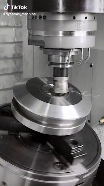 This toolpath is so mesmerizing… #cncmachining #foryou #fyp #machining #5axis #machinisttiktok #cncmill #machinist #cncmachinetool #cncmachine