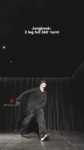 Jungkook did 2 leg 360° move in Left Right Go #bts #jungkook #babymonster #illit #itzy #meovv #bnd