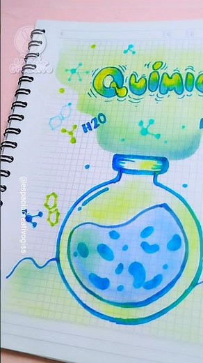 Carátula únicas para química que encantaran a todos #caratulas #bonitas #art #escolar