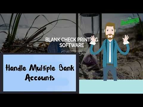 Blank Check Printing Software