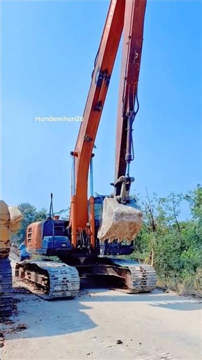 HITACHI LONGARM NGEROL‼️#excavator #hitachi #janganlupasubscribe #vidioshort #selfloader #dumptruck