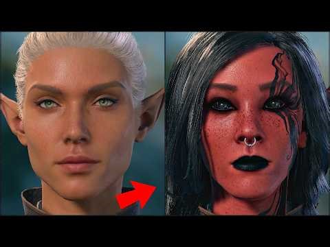 How to create a Elf - Baldur's Gate 3 - (Soundless BG3 Character Creation Creator Tutorial)