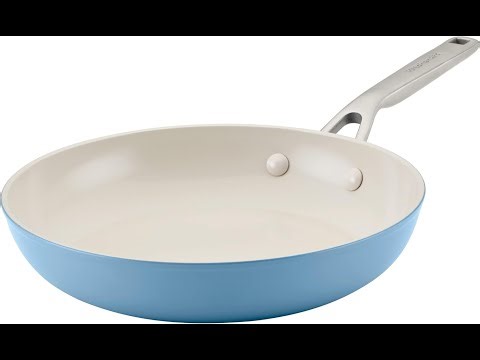 KitchenAid Hard Anodized Ceramic Nonstick Frying Pan Review - Pros & Cons - KitchenAid frying pan