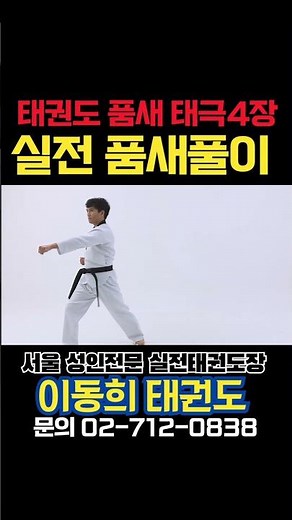 태극4장 태권도 품새풀이 [이동희 실전태권도]