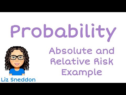 Probability: absolute and relative risk example
