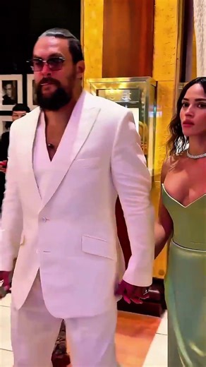 Jason Momoa with Girlfriend Adria Arjona in Events😍❤️#jasonmomoa#adriaarjona