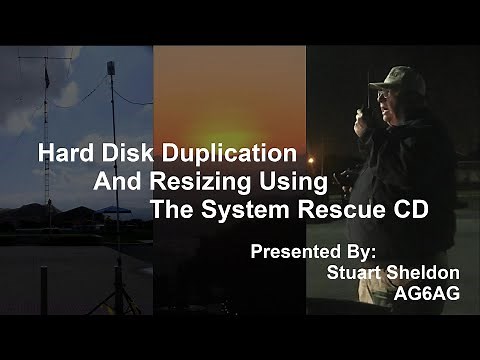 Hard Disk Duplication And Resizing Using The System Rescue CD