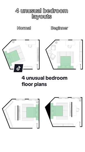 4 Unique Bedroom Layouts Ranked: From Normal to Legend